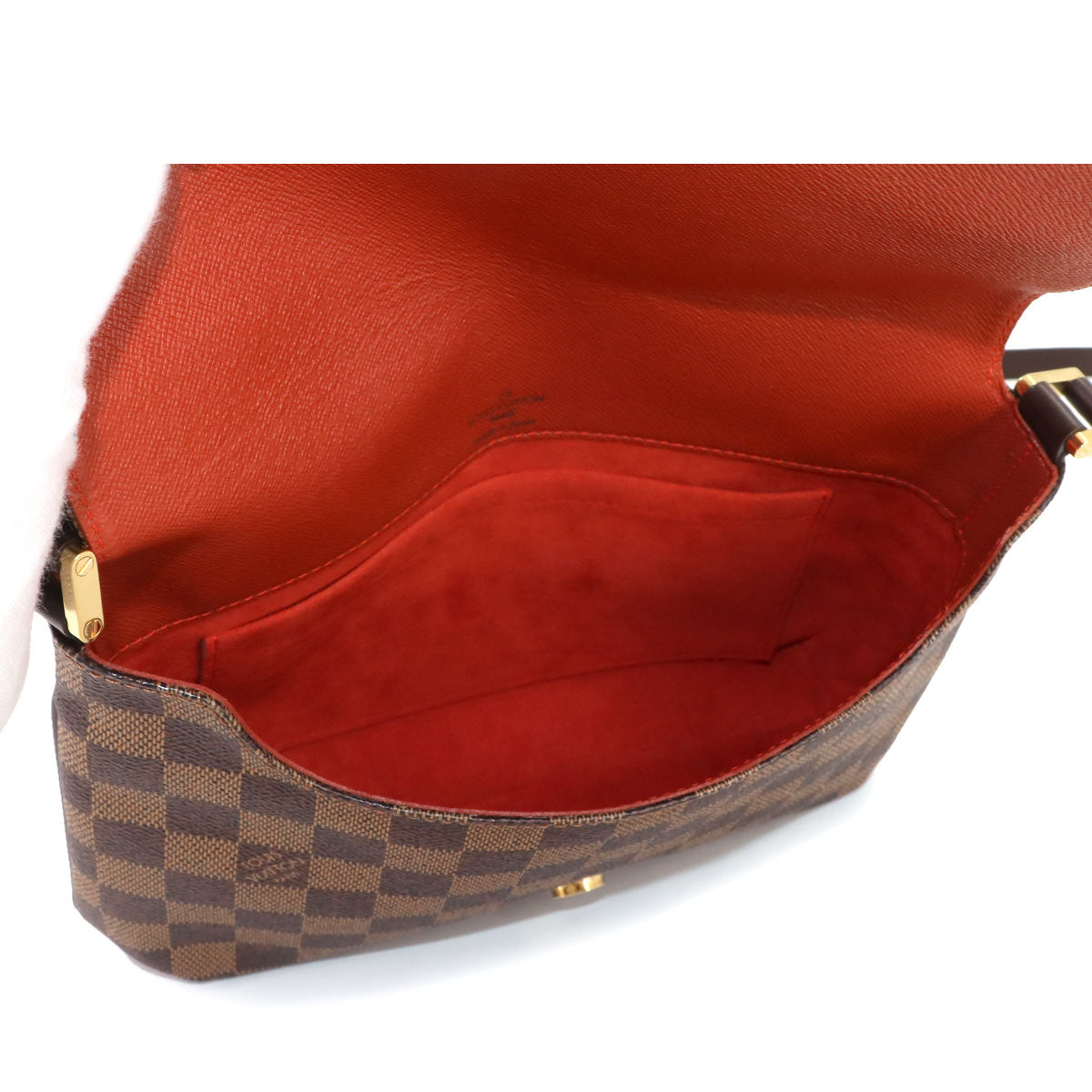 Damier Musette Tango Long Shoulder Bag Ebene N51301