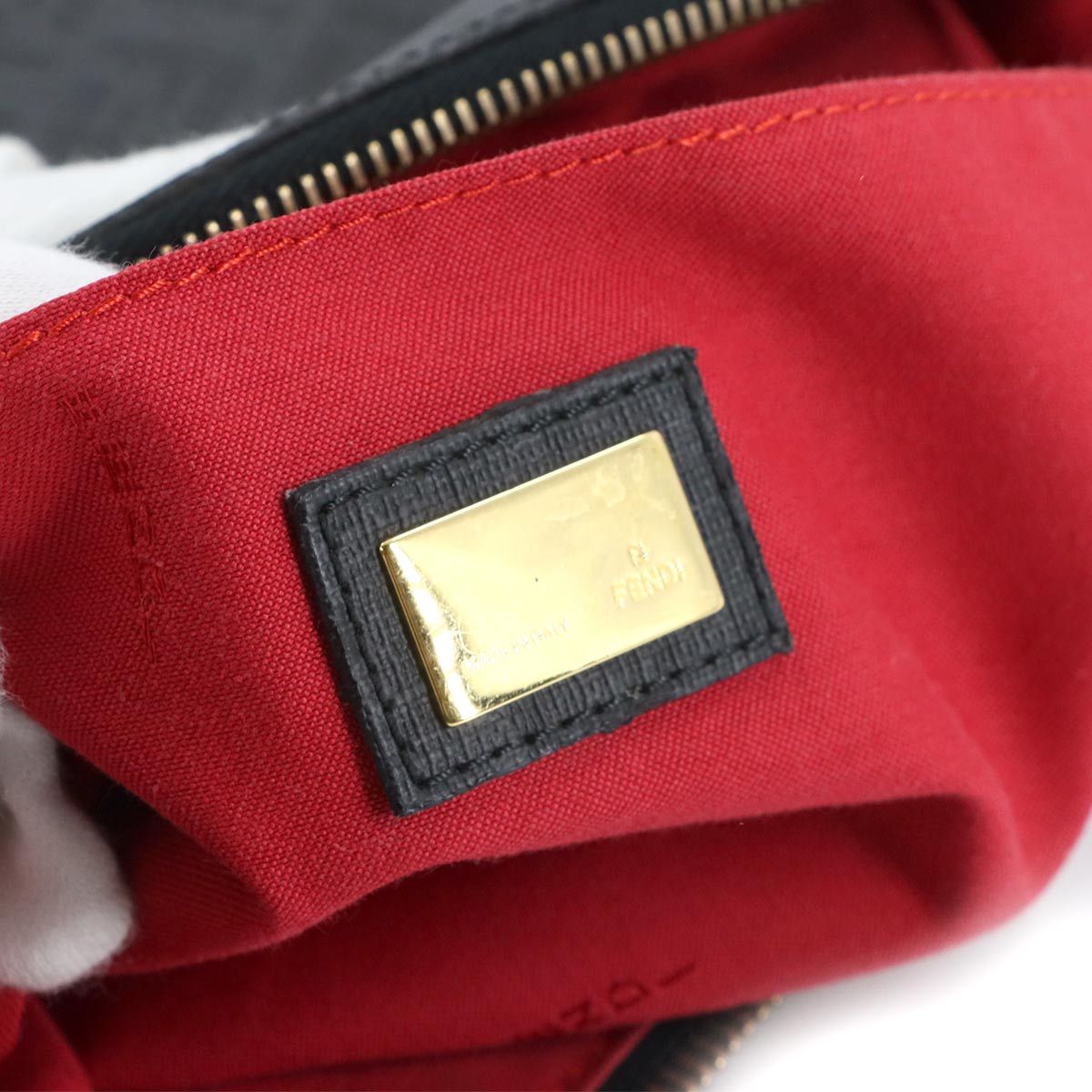 Zucchino Shoulder Bag PVC Leather Gray 8BT151