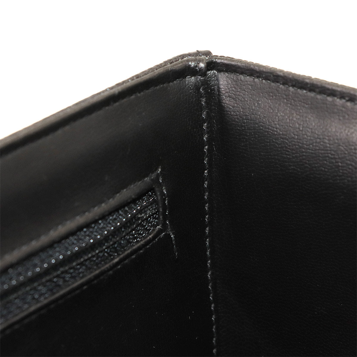 Vanity Hand Shoulder Bag Leather Black A01999 Purse