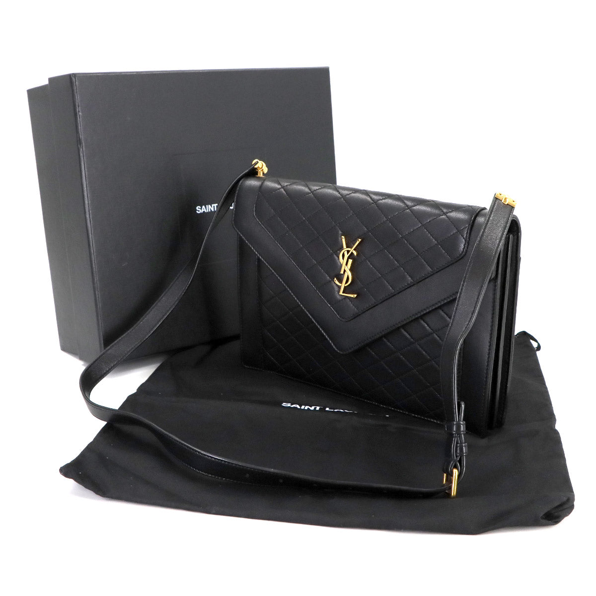 Gaby Shoulder Bag Leather Black 668863 Purse