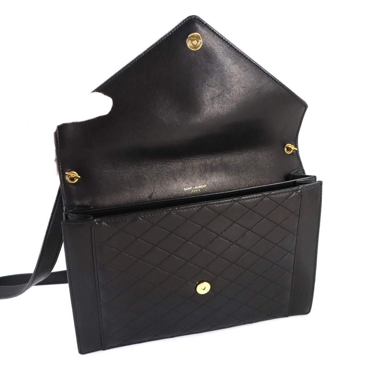 Gaby Shoulder Bag Leather Black 668863 Purse