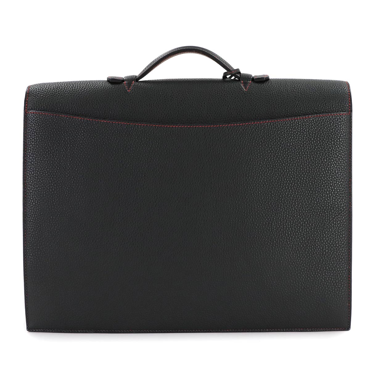 Sack A Depeche 38 Verso Briefcase Business Bag Togo Plomb