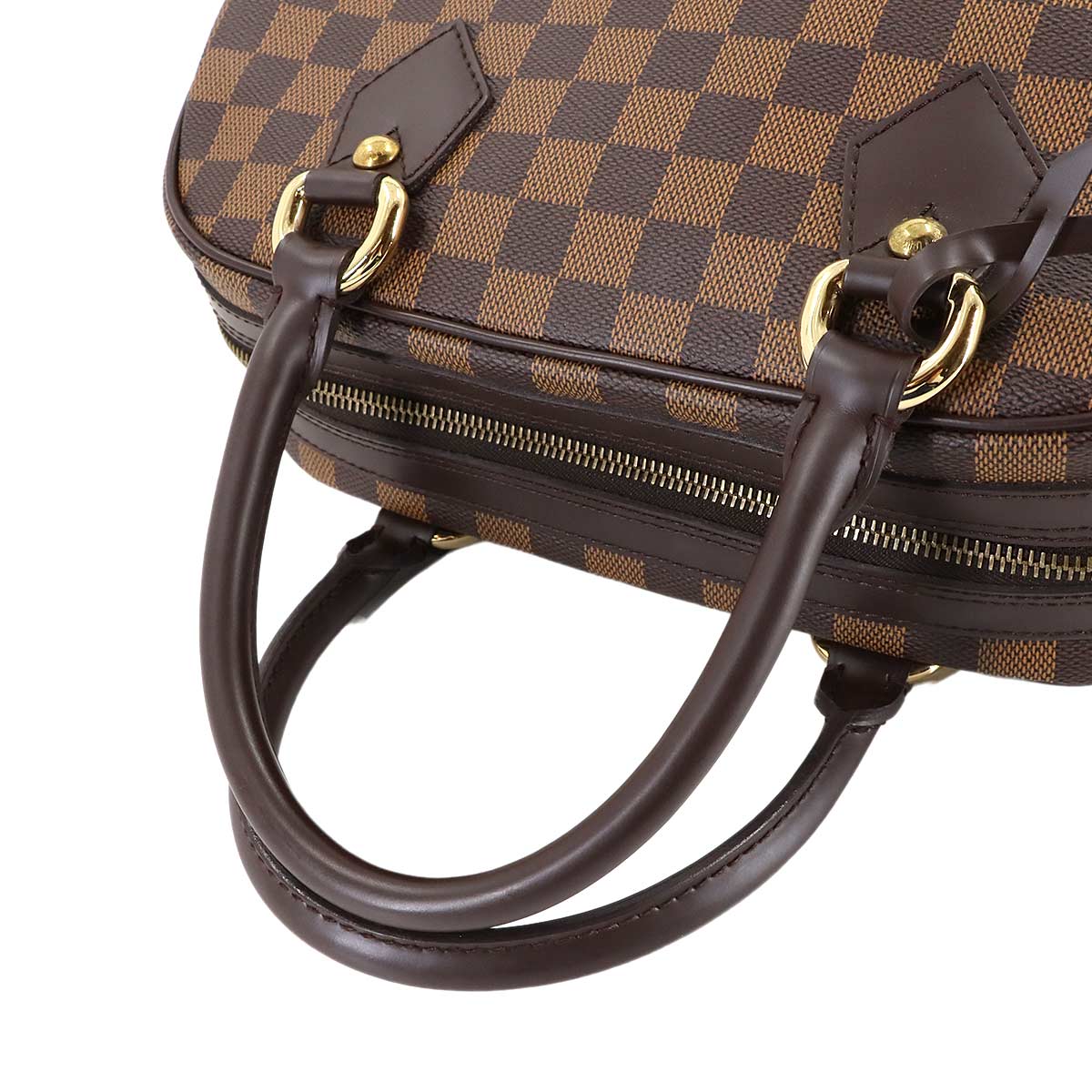 Damier Duomo Hand Bag Ebene Brown N60008 Purse