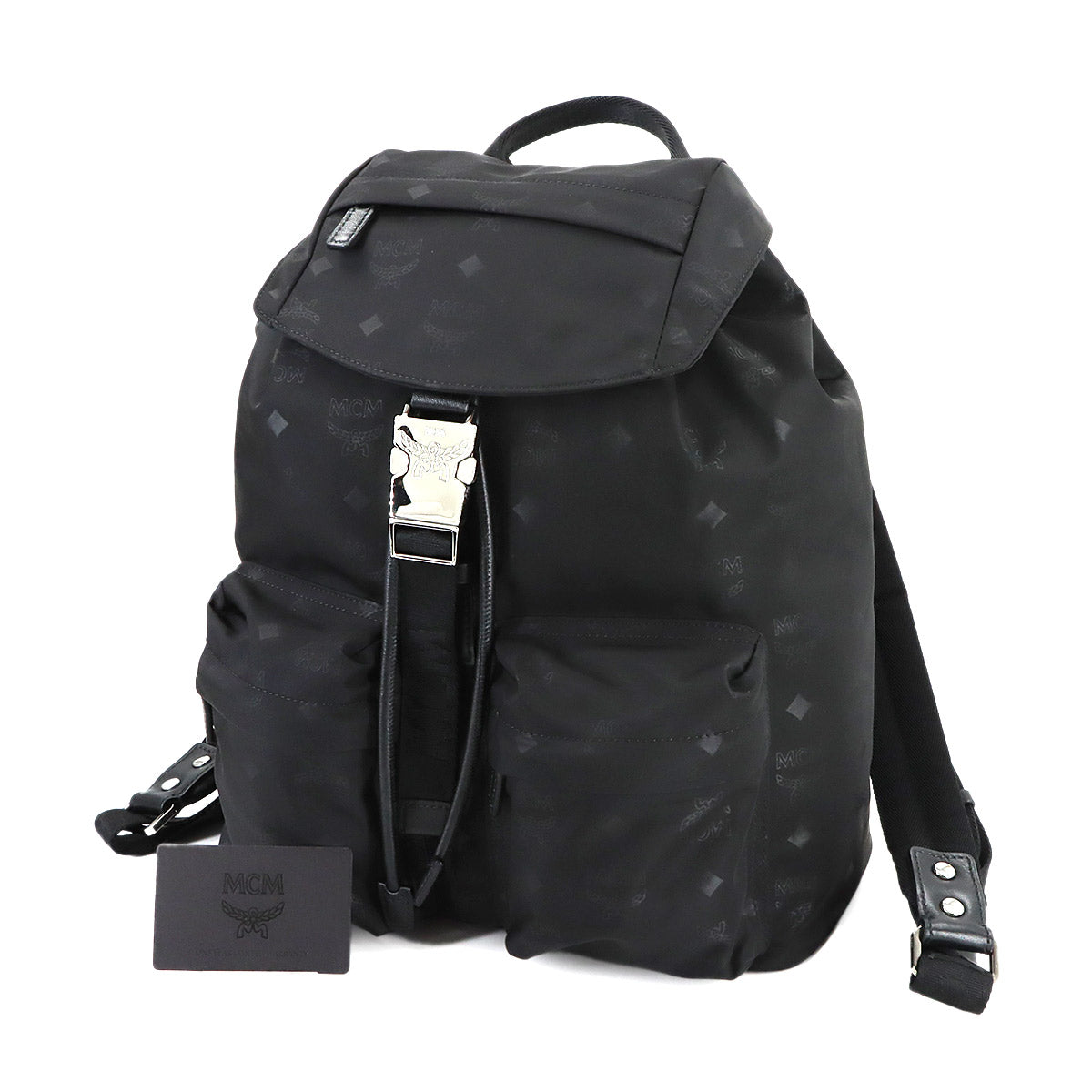 Visetos Backpack Nylon Black MUK7ADT17