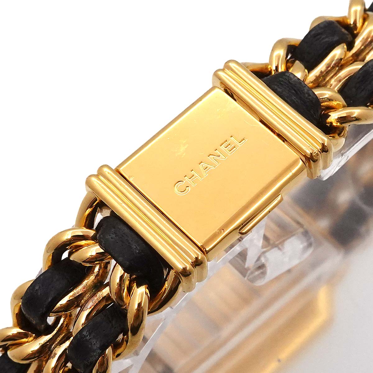 Premiere Size L H0001 Vintage Quartz Black Dial Ladies Watch