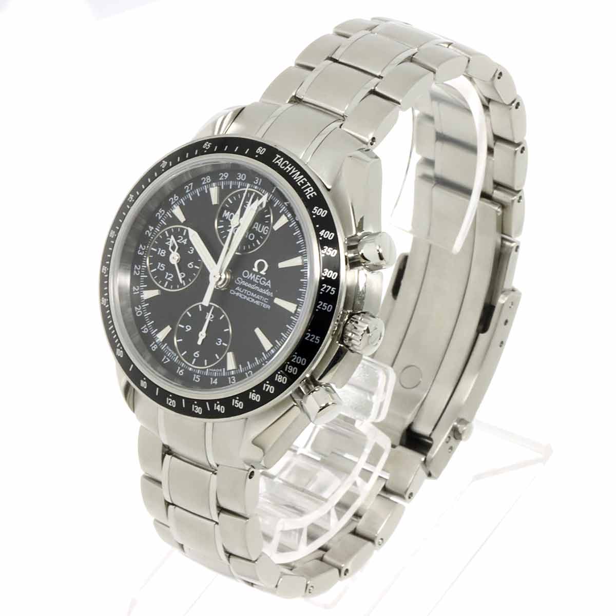 Speedmaster Triple Calendar 3220 50 Automatic Black Dial Mens