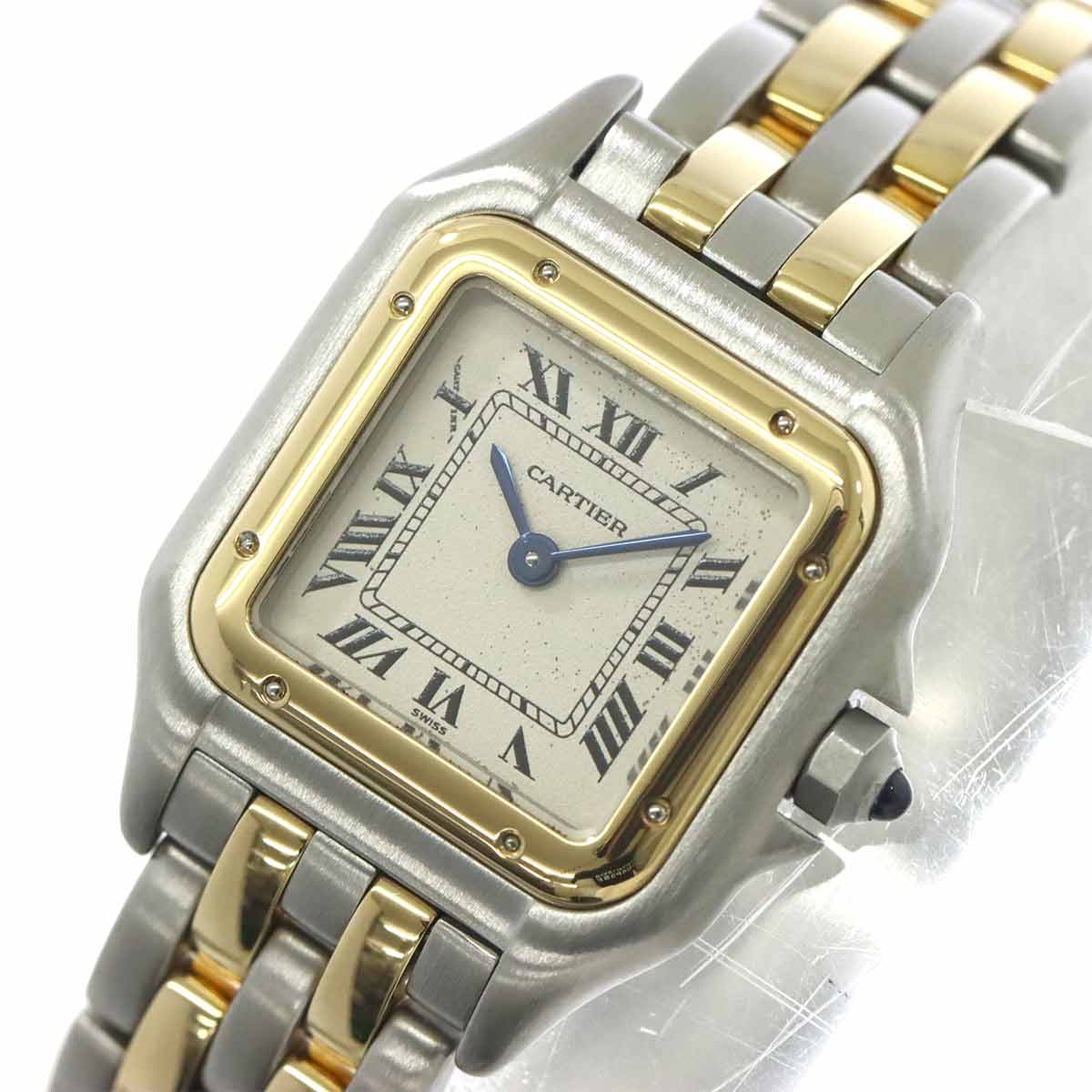 Panthere Two Row SM W25029B6 Quartz Cream Dial YG