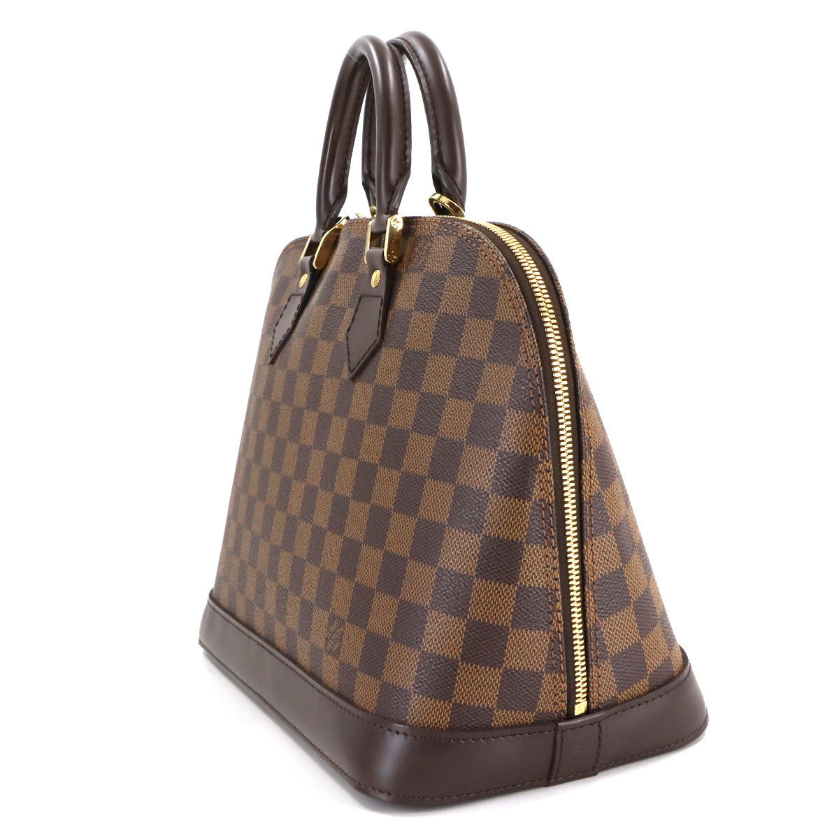 Damier Alma PM Hand Bag Ebene Brown N51131 Purse