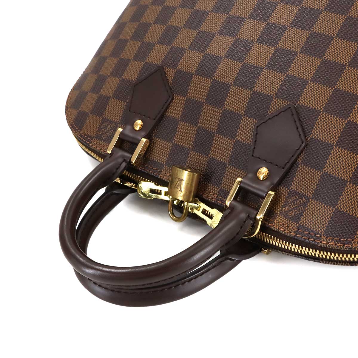 Damier Alma PM Hand Bag Ebene Brown N51131 Purse