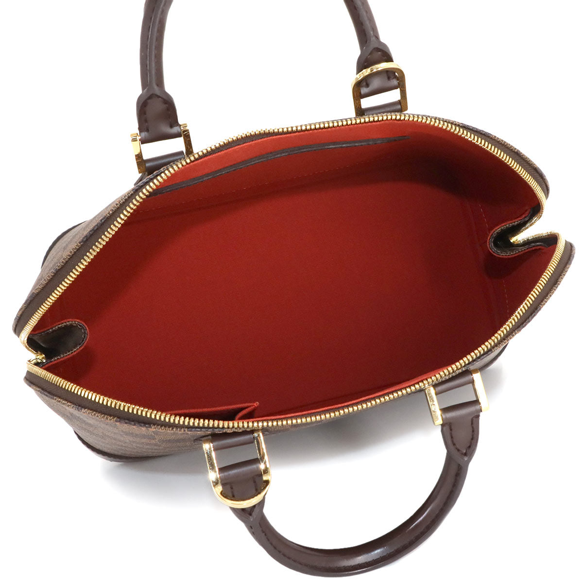 Damier Alma PM Hand Bag Ebene Brown N51131 Purse