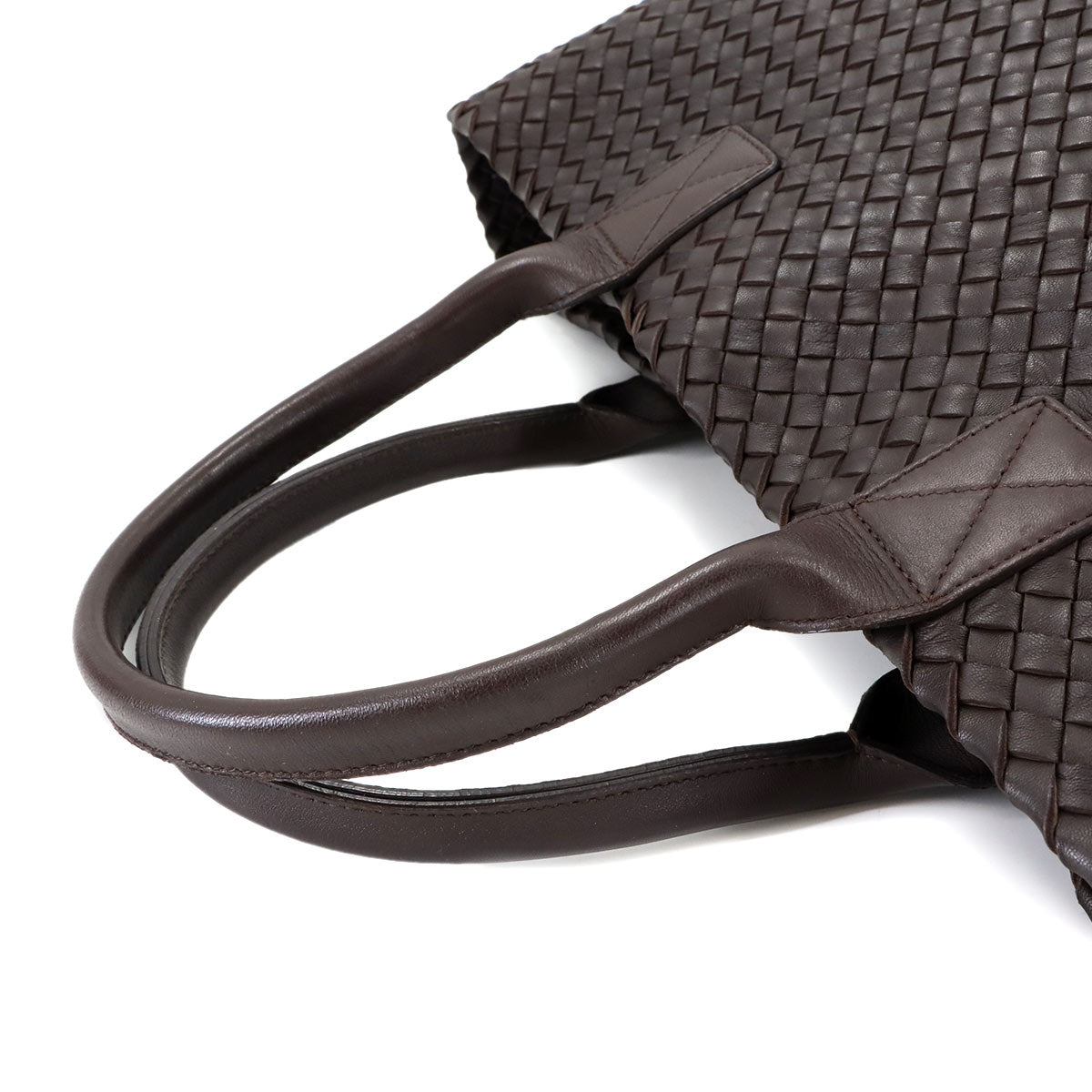 Intrecciato Cabat MM Tote Bag Leather Brown 115664