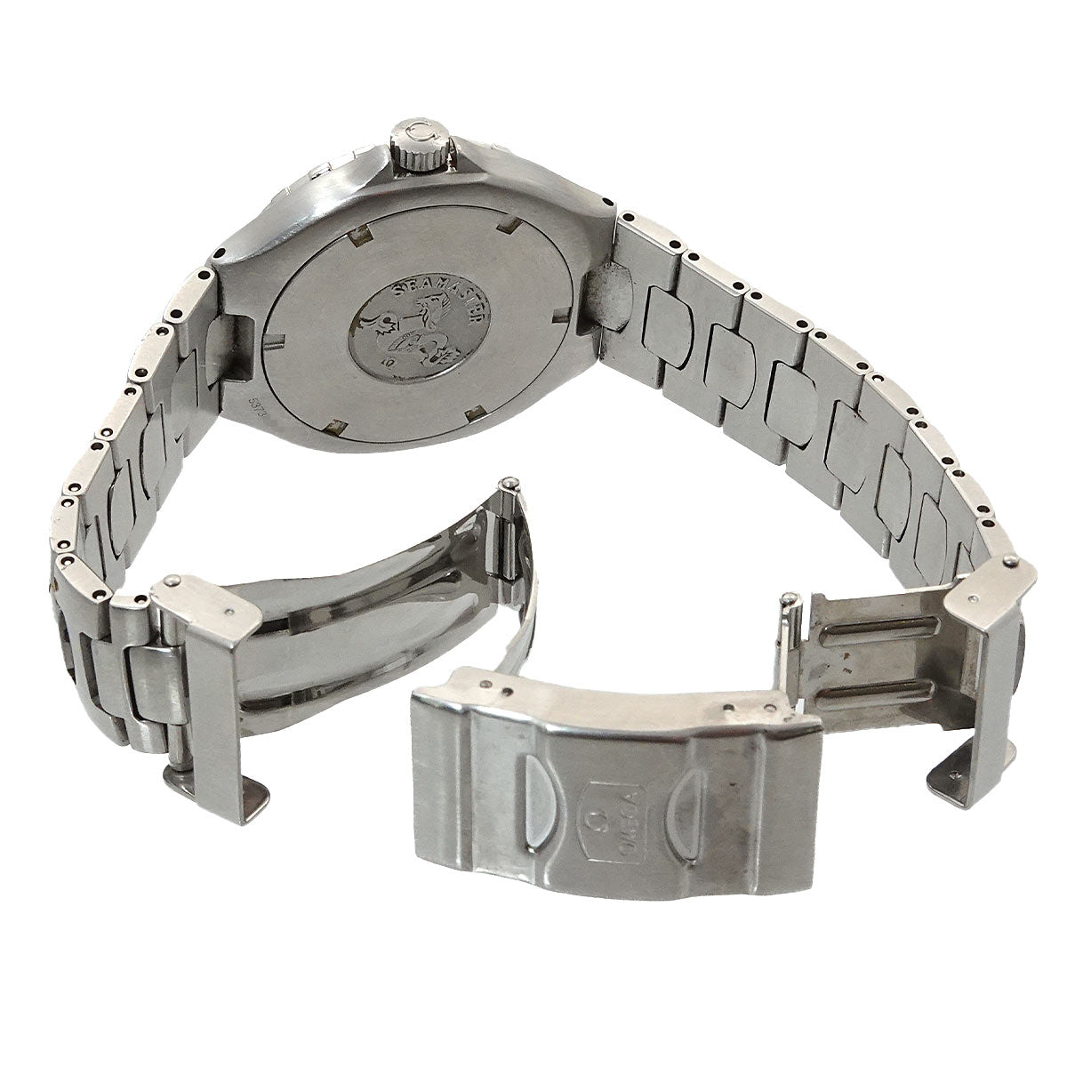 Seamaster 200m 396.1052 Quartz Date Black Dial Mens Watch