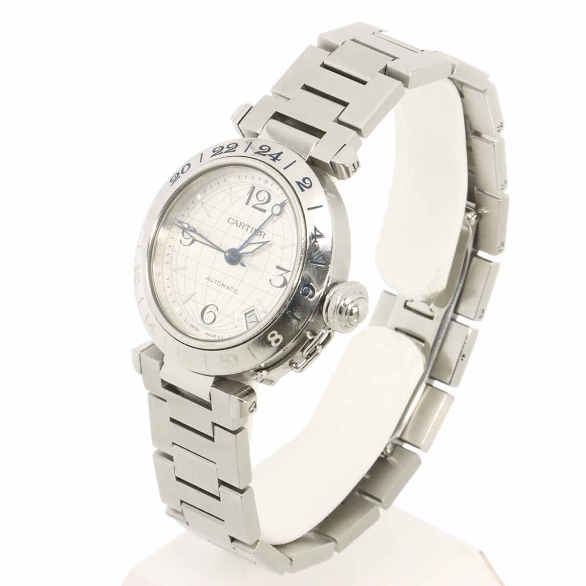 PashaC Meridian GMT W31078M7 Automatic Silver Dial Boys