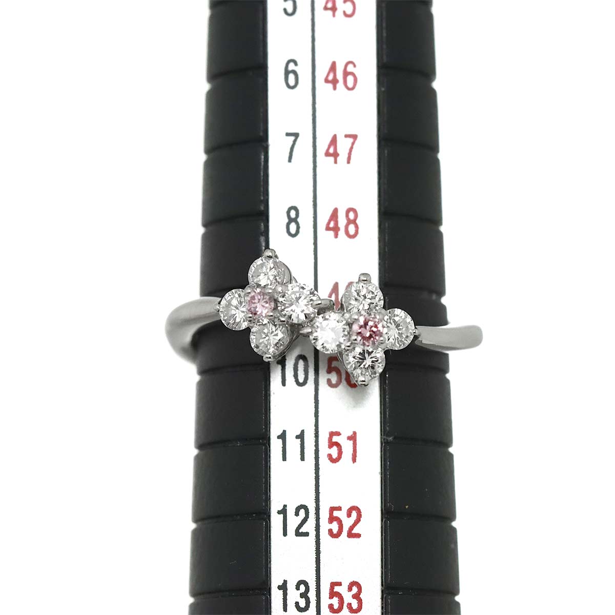 PinkDiamond 0.05ct Diamond 0.47ct Ring Pt Platinum size4.75-5(US)