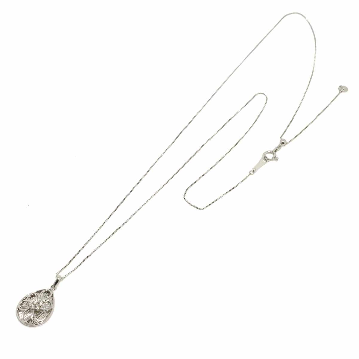 Diamond 0.10ct Necklace Pt Platinum