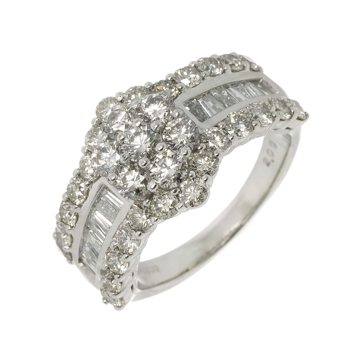 Diamond 2.00ct Ring Pt Platinum size5.25-5.5(US)
