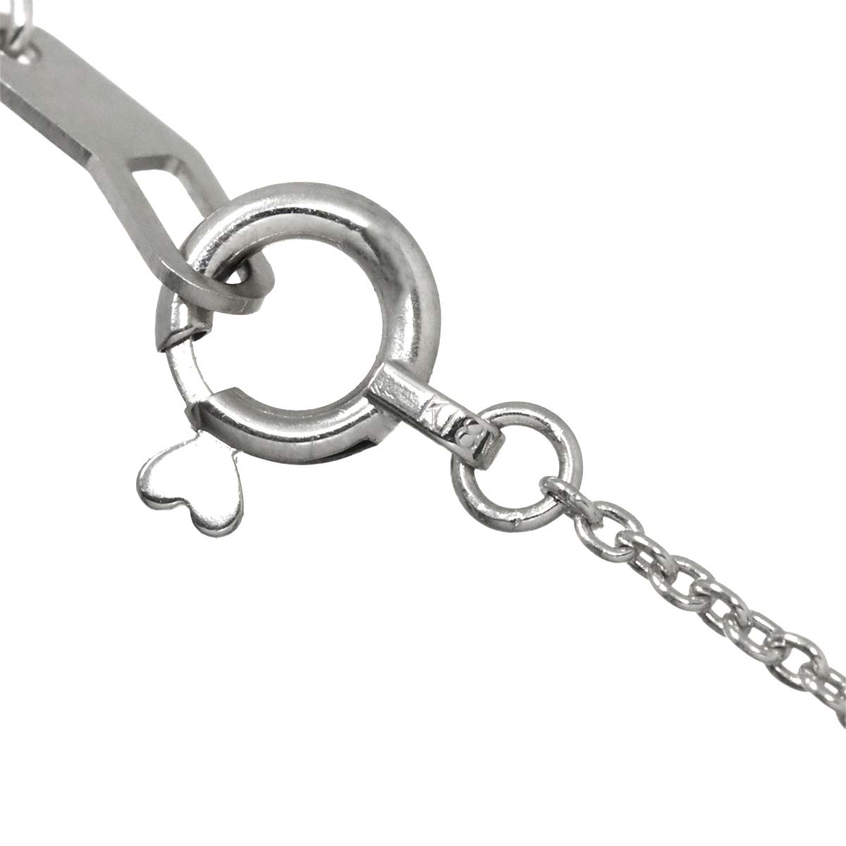 Diamond 0.11ct Necklace 18K WG 750