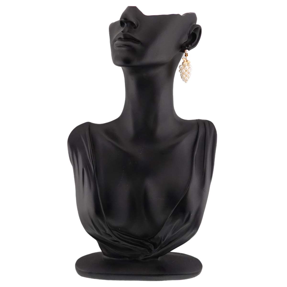 Freshwater Pearl Earrings Clip on 18K YG 750