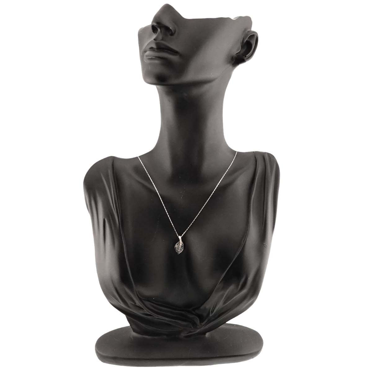 Alexandrite 0.41ct Diamond 0.05ct Necklace K18 18K WG 750