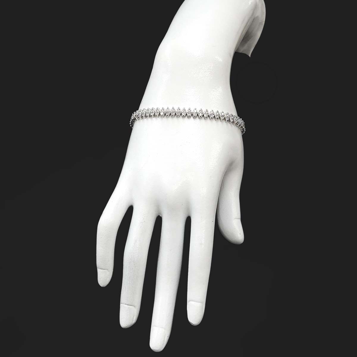 Diamond 3.00ct Bracelet Pt Platinum