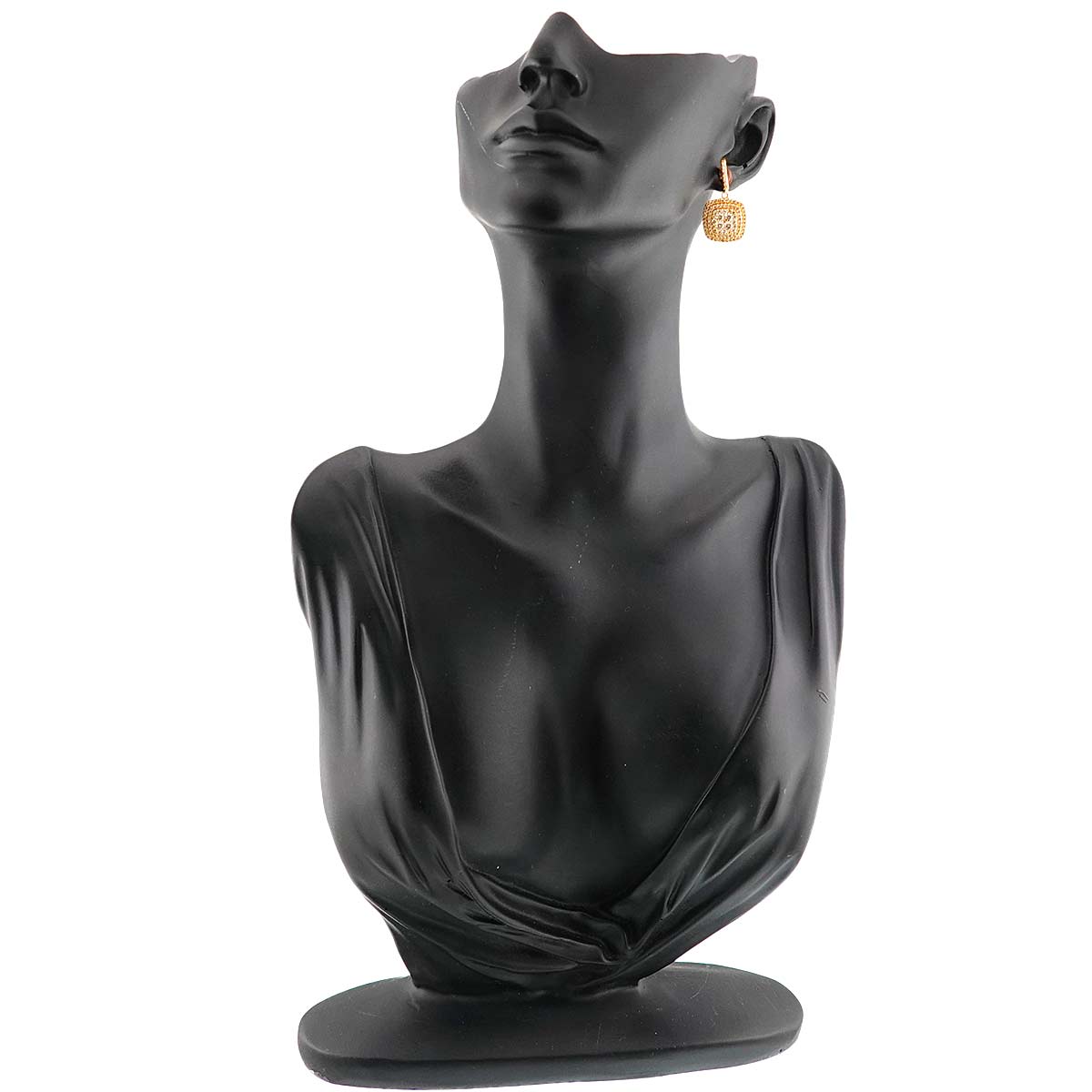 Diamond 1.00ct/1.00ct Earrings Pierced 18K YG Yellow Gold 750