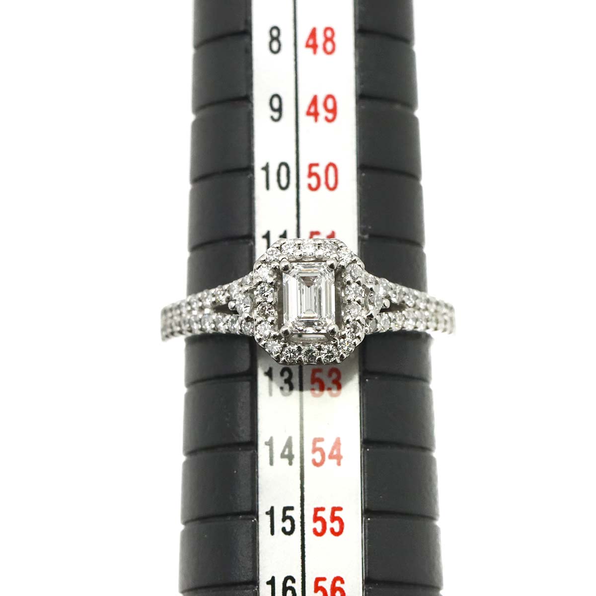 Diamond 0.34ct D/VVS1 0.30ct Ring Pt Platinum size3.75(US)