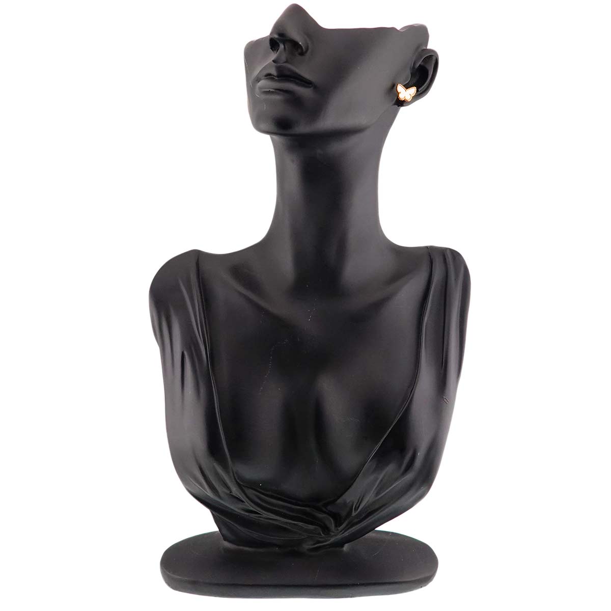 Sweet Papillon Mother of Pearl Earrings Pierced 18K YG