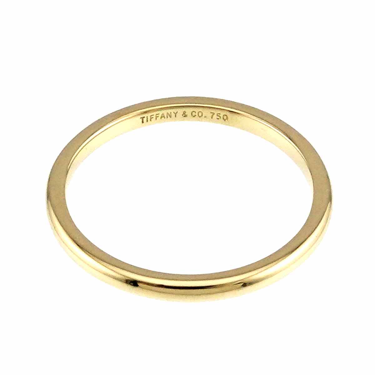 Band Ring 18K YG 750 Size8-8.25(US)