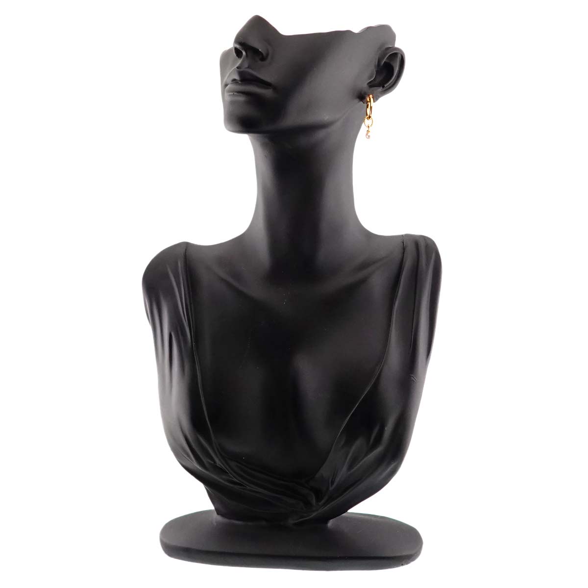 Akoya Pearl 4.5mm Earrings Pierced 18K YG 750