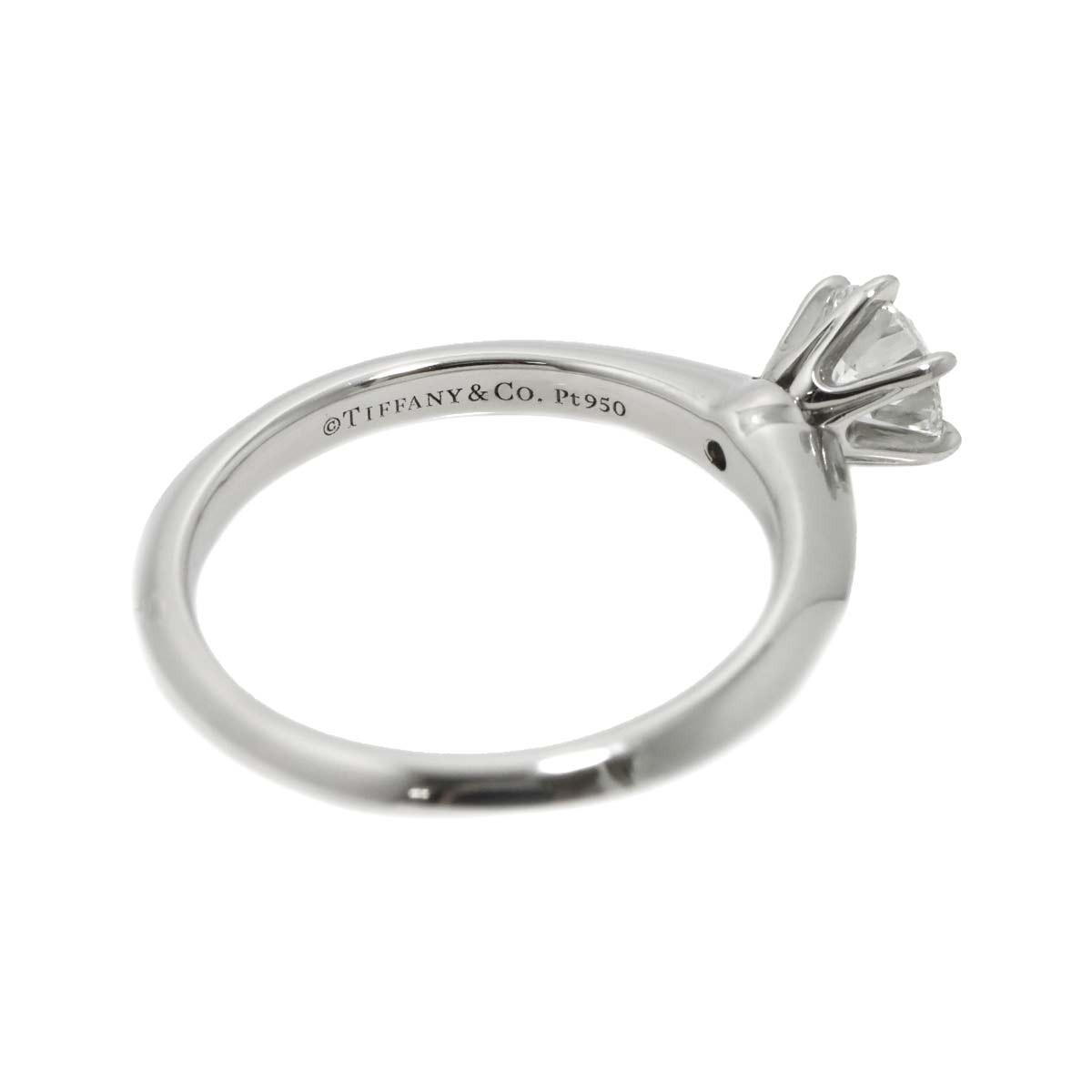 Diamond 0.53ct F/VVS1/3EX Ring Pt Platinum Size5.5-5.75(US)