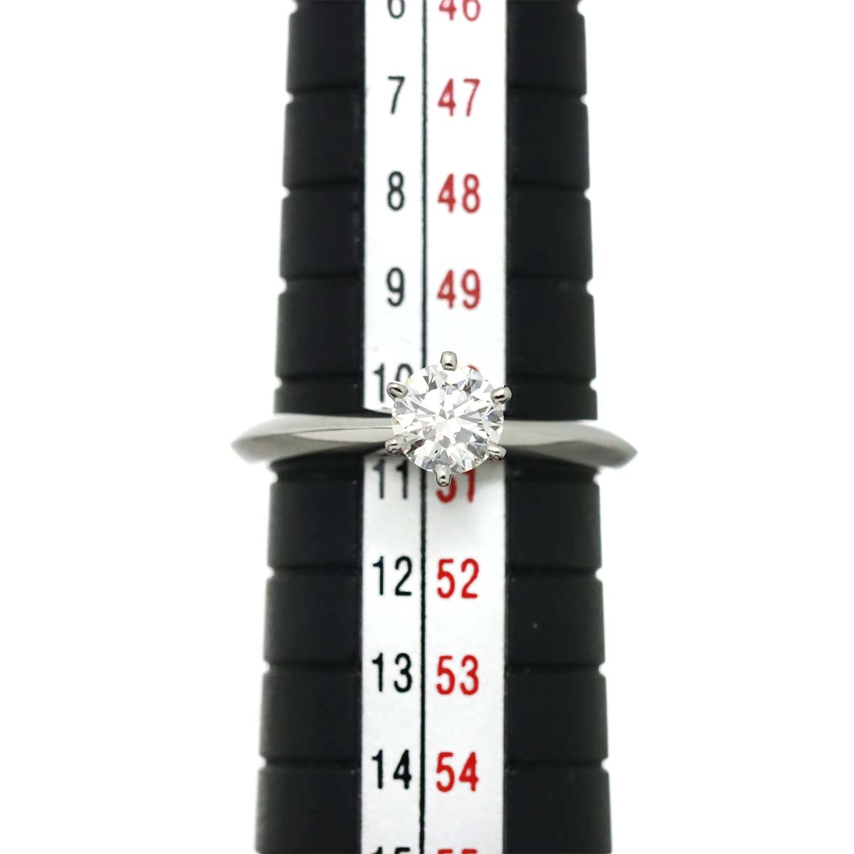 Diamond 0.53ct F/VVS1/3EX Ring Pt Platinum Size5.5-5.75(US)