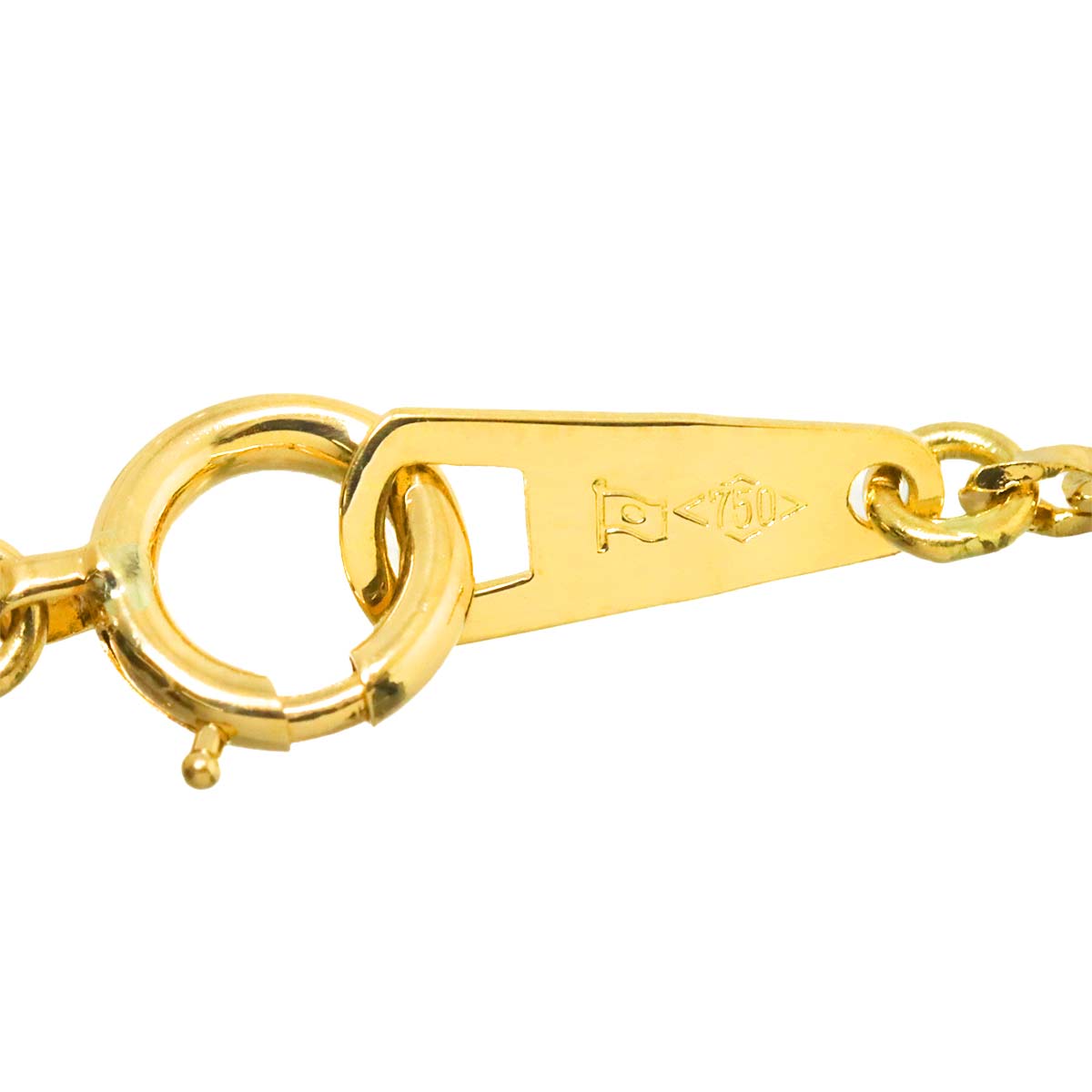 Diamond 0.64ct Necklace 18K Yellow Gold 750