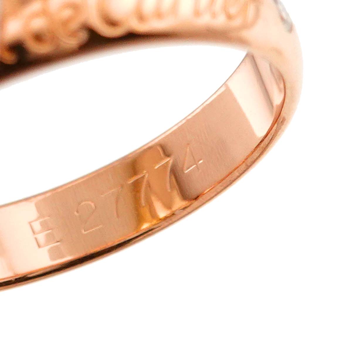 Trinity Diamond 3P MM Ring 18K YG WG PG 750 Size48 4.5(US)