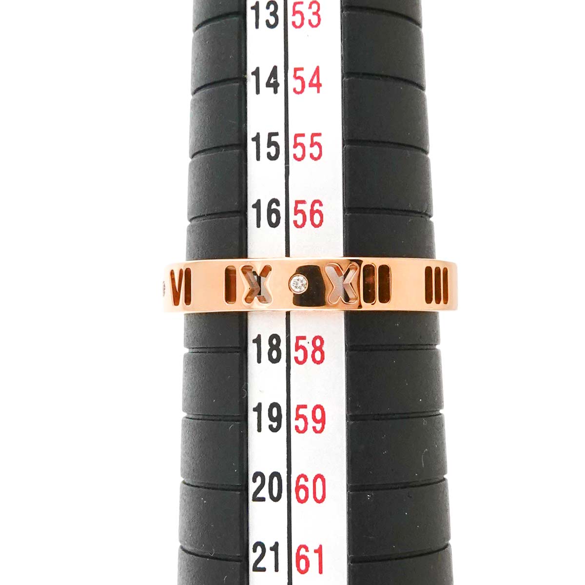 Atlas Ring Diamond 18K PG Pink Gold 750 Size8-8.25(US)