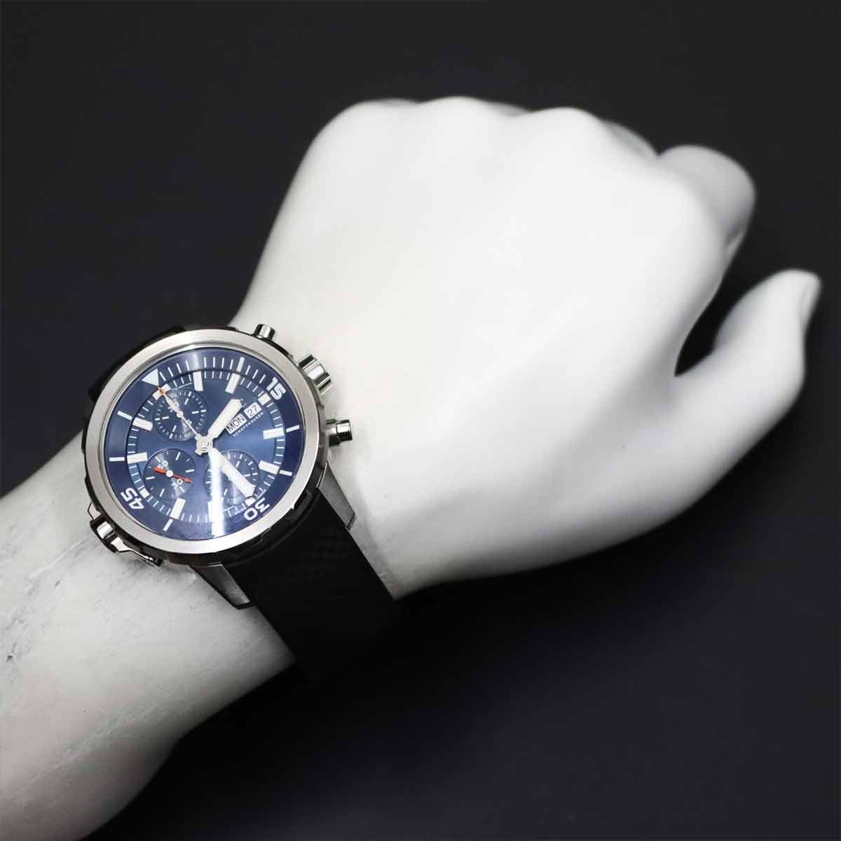 Aquatimer Chronograph Expedition Jack=Eve Cousteau IW376805 Blue