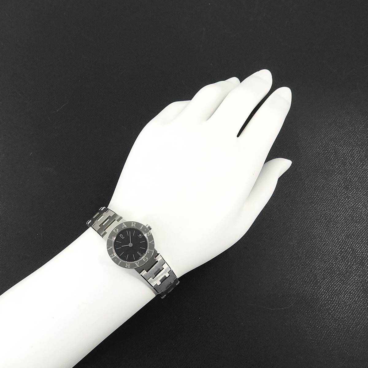 BVLGARIBVLGARI BB23SS Quartz Black Dial Ladies Watch