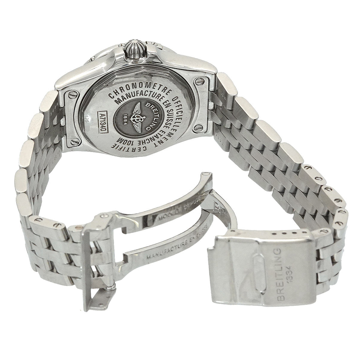 Starliner A71340 Date Quartz White Shell Dial Ladies