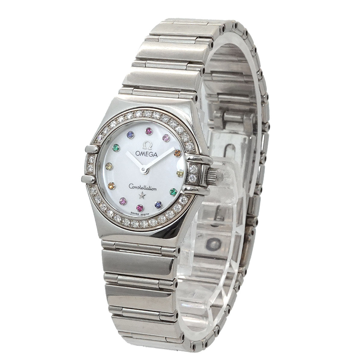Constellation Mini Iris 1460 79 Diamond White Shell Dial Watch