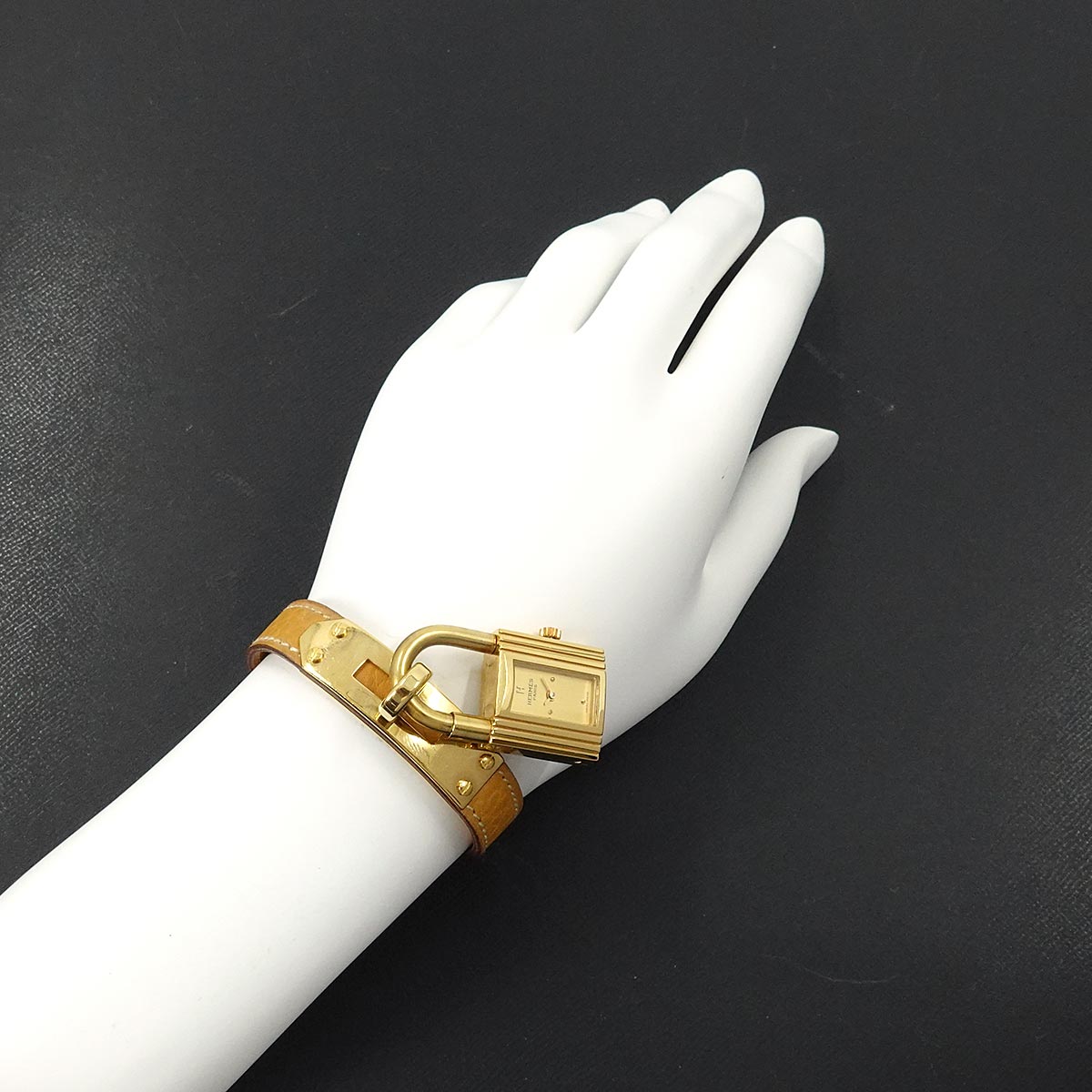 Kelly Watches Quartz Gold Dial Vintage Cadena Ladies Watch