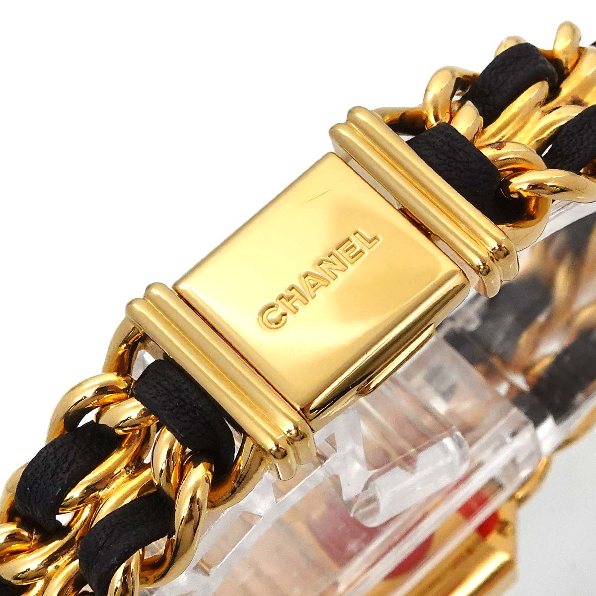 Premiere Size M H0001 Vintage Quartz Black Dial Ladies Watch