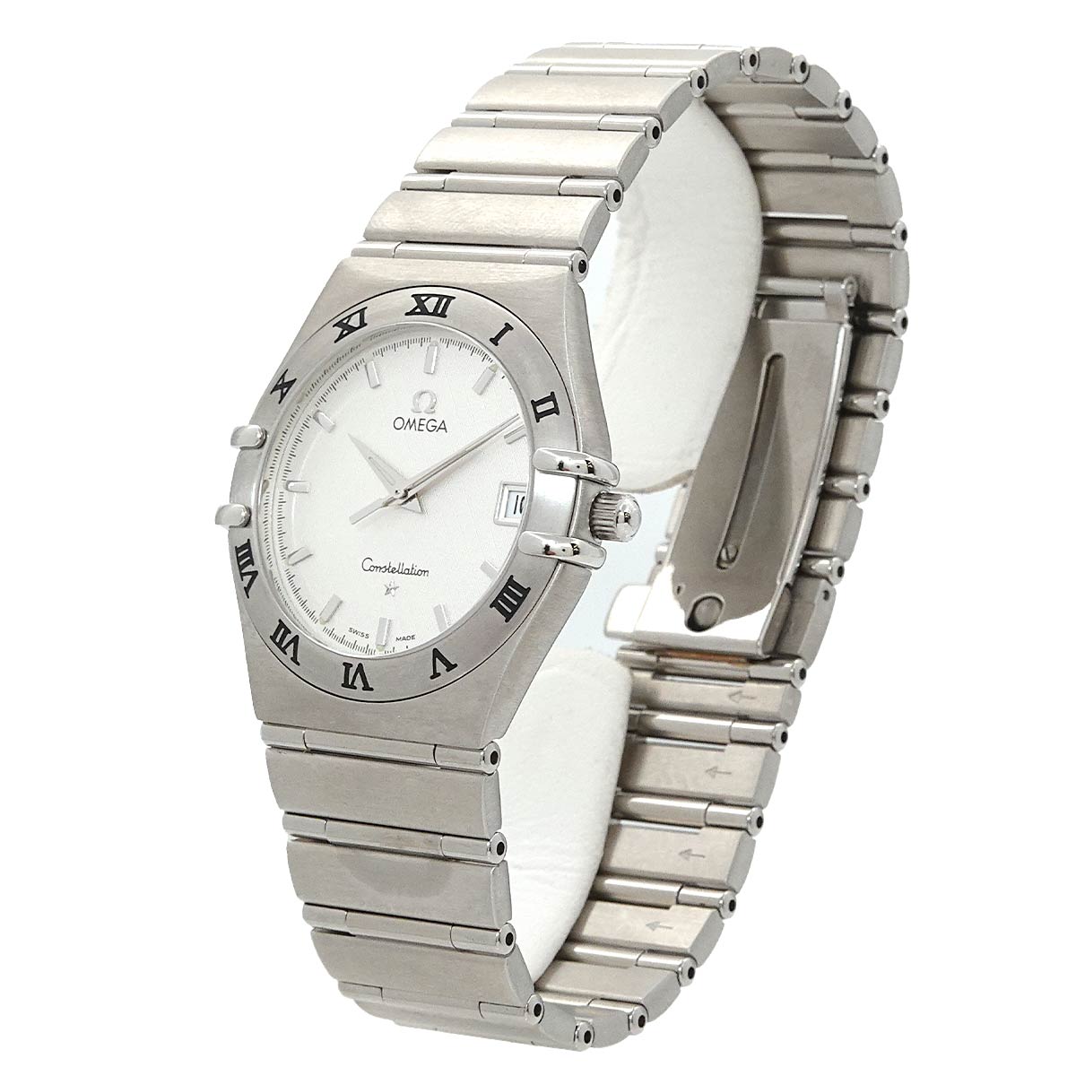 Constellation 1512 30 Quartz Date Silver Dial Mens Watch