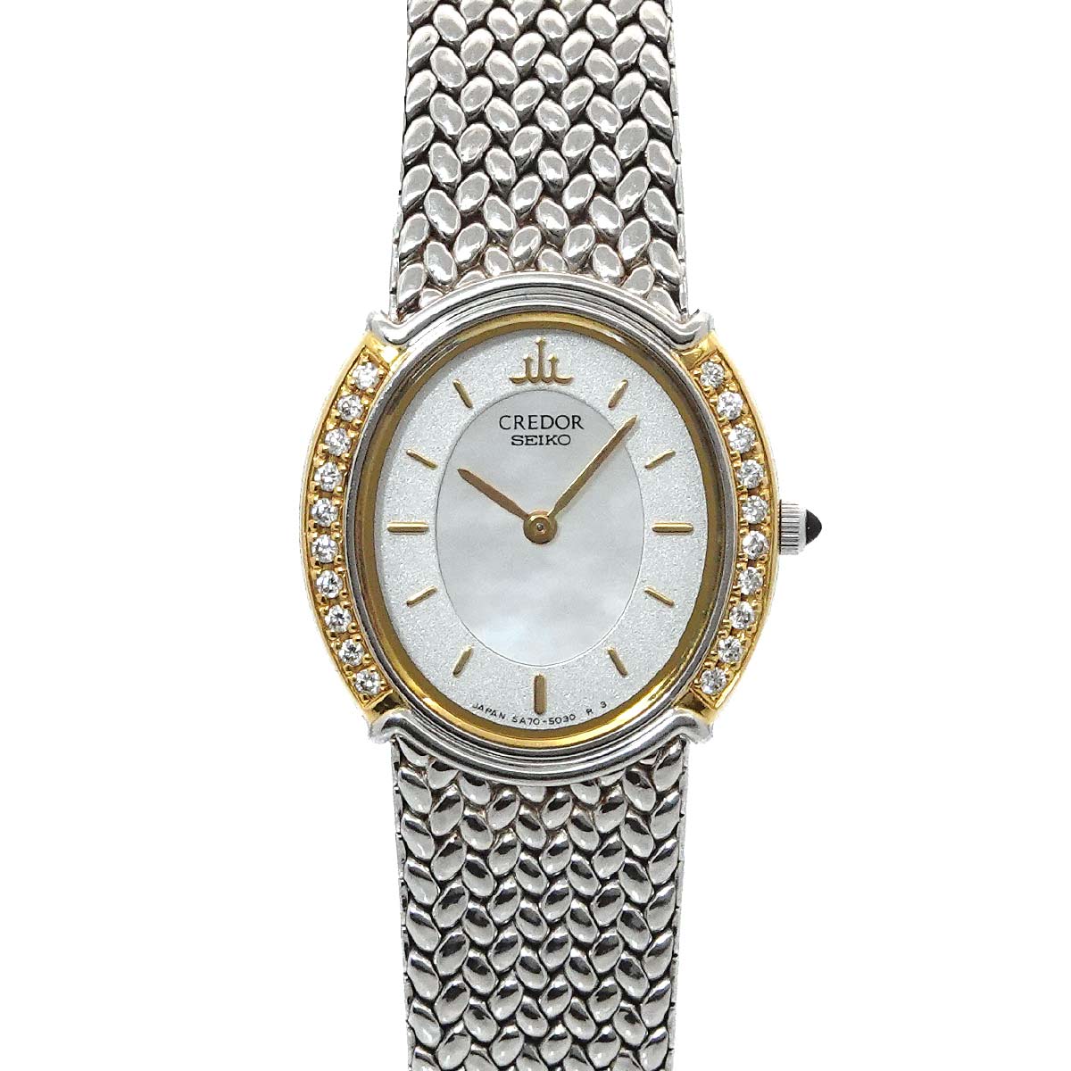 CREDOR GSWE984 Diamond K18YG Quartz Ladies Watch