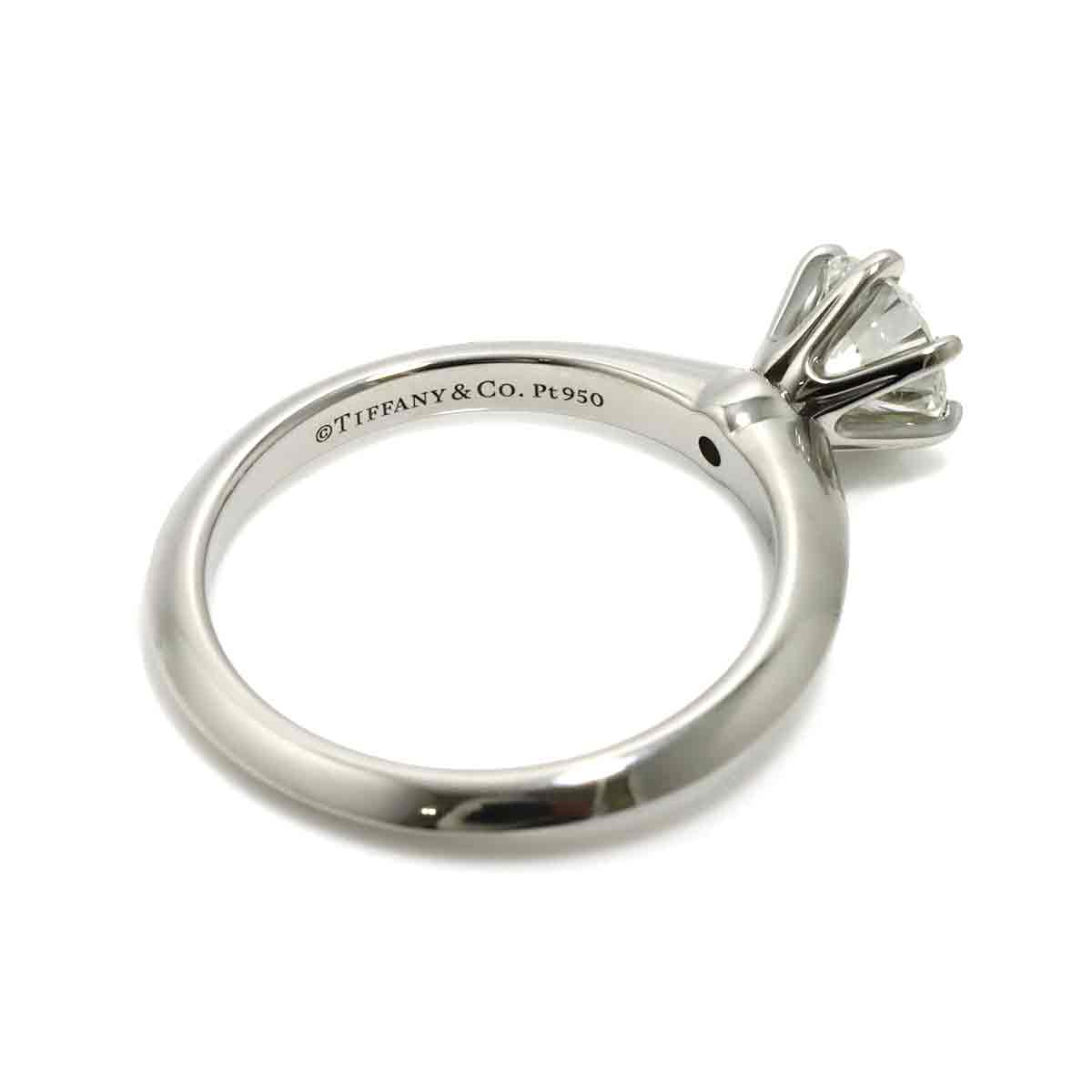 Diamond 0.72ct I/VS1/3EX Ring Pt Platinum Size5.5-5.75(US)