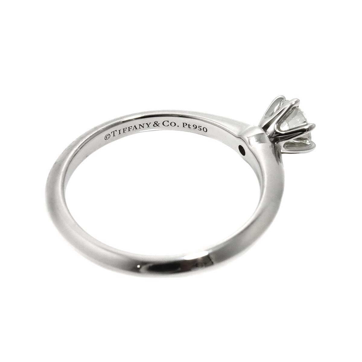 Diamond 0.36ct I/VVS2/3EX Ring Pt Platinum Size5.5-5.75(US)