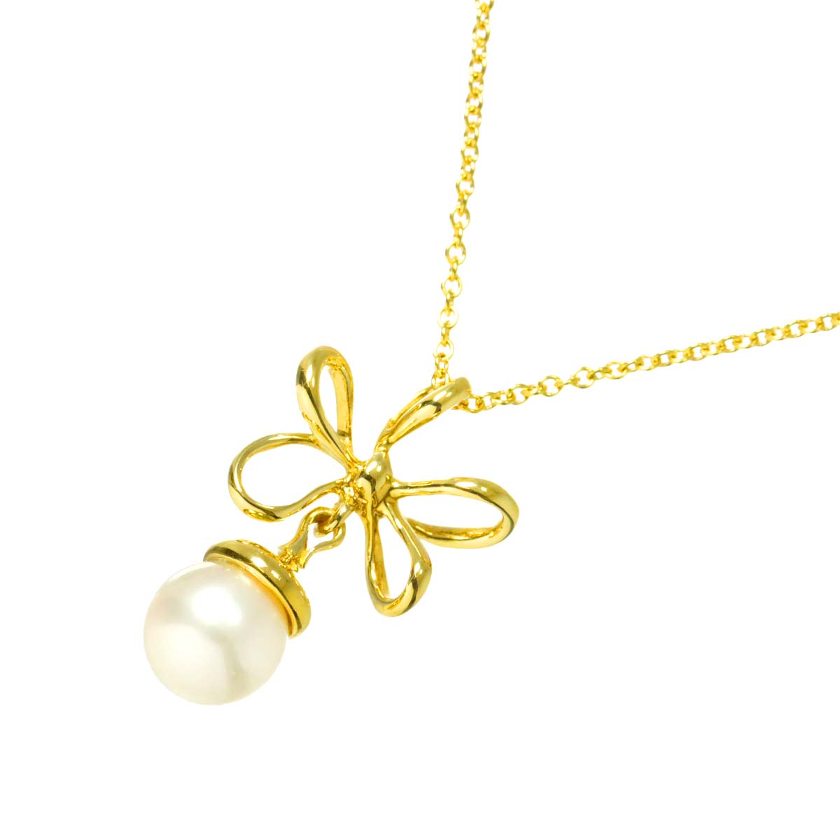 Akoya pearl 6.9mm Necklace 18K YG 750