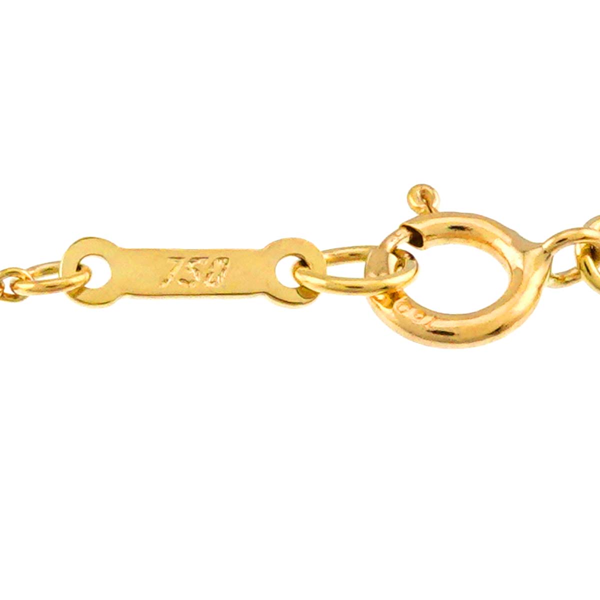 Open Heart Necklace 18K Yellow Gold 750