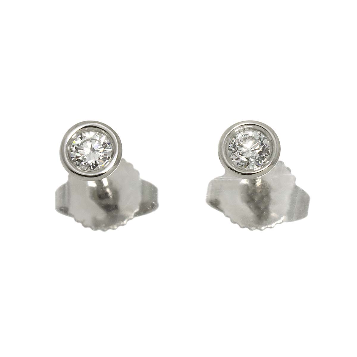 By The Yard Diamond Earrings Pierced Pt