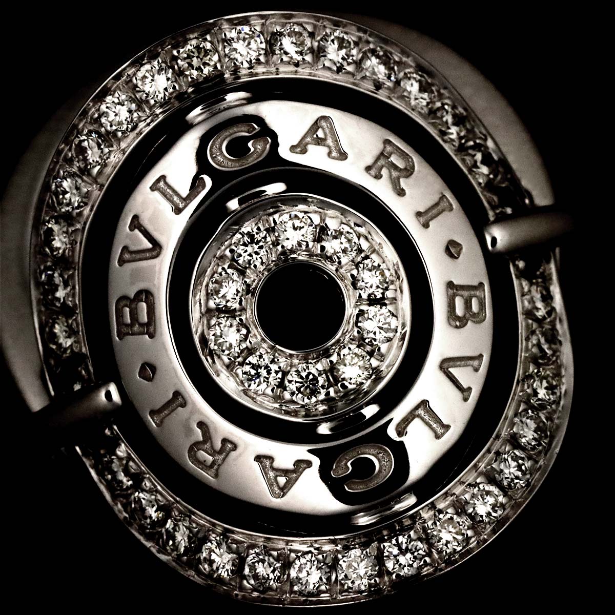 Astrale Cerchi Diamond Ring 18K White Gold 750 6.25-6.5(US)