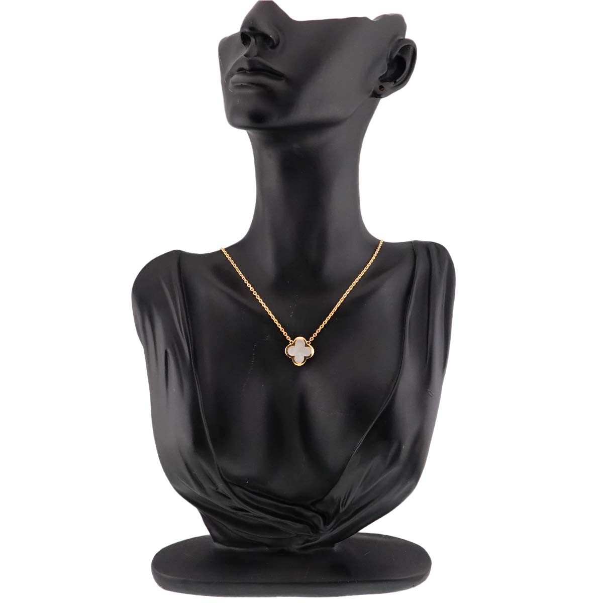 Pure Alhambra MOP Necklace 18K YG 750