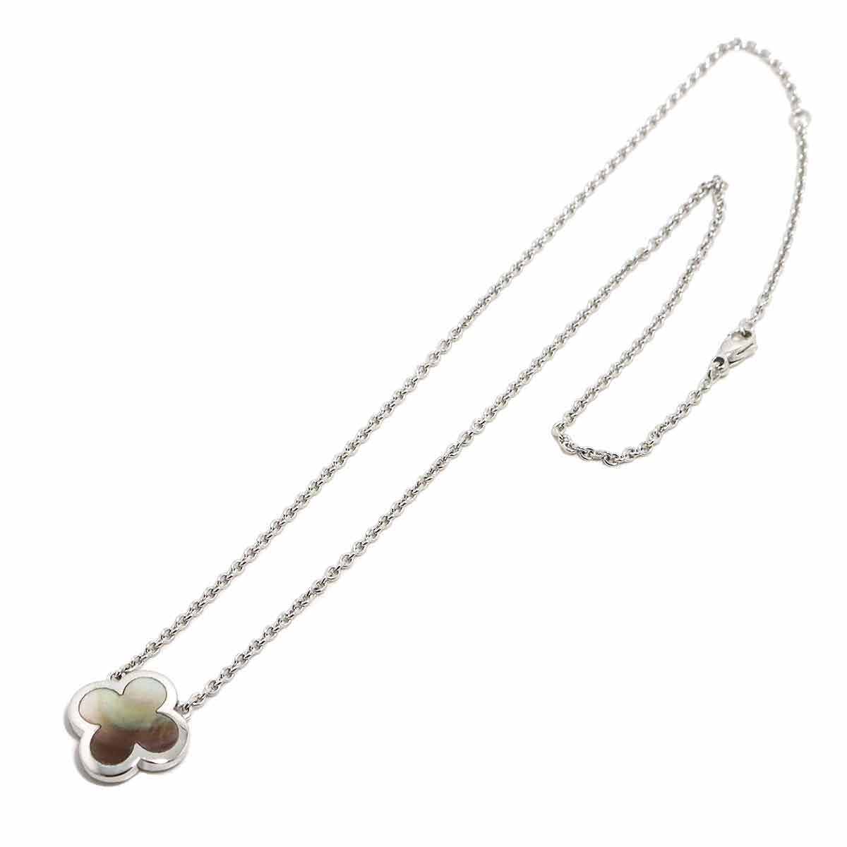 Pure  Alhambra MOP Necklace 18K WG 750 90308901